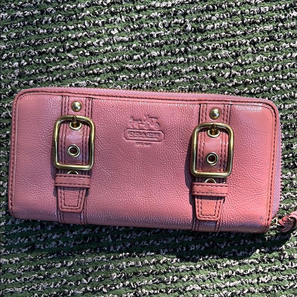 Pink Coach Wallet